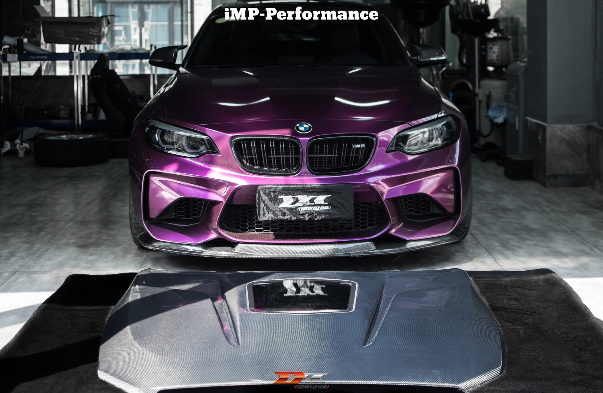 2014-2020 BMW M2/M2C  2-SERIES F22/F23F87 IMP Performance Partial Carbon Fiber Hood - DarwinPRO Aerodynamics