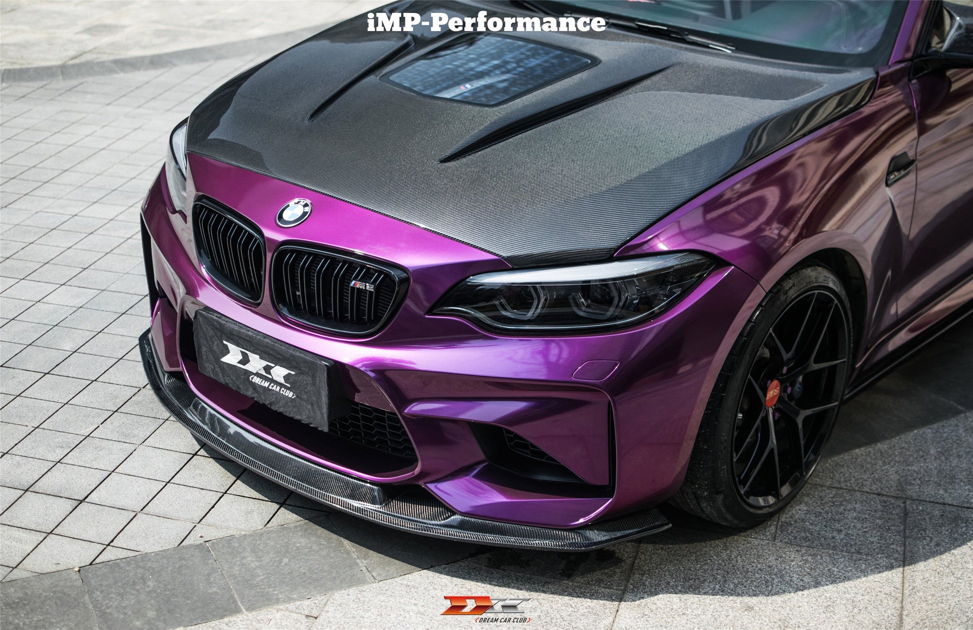 2014-2020 BMW M2/M2C  2-SERIES F22/F23F87 IMP Performance Partial Carbon Fiber Hood - DarwinPRO Aerodynamics