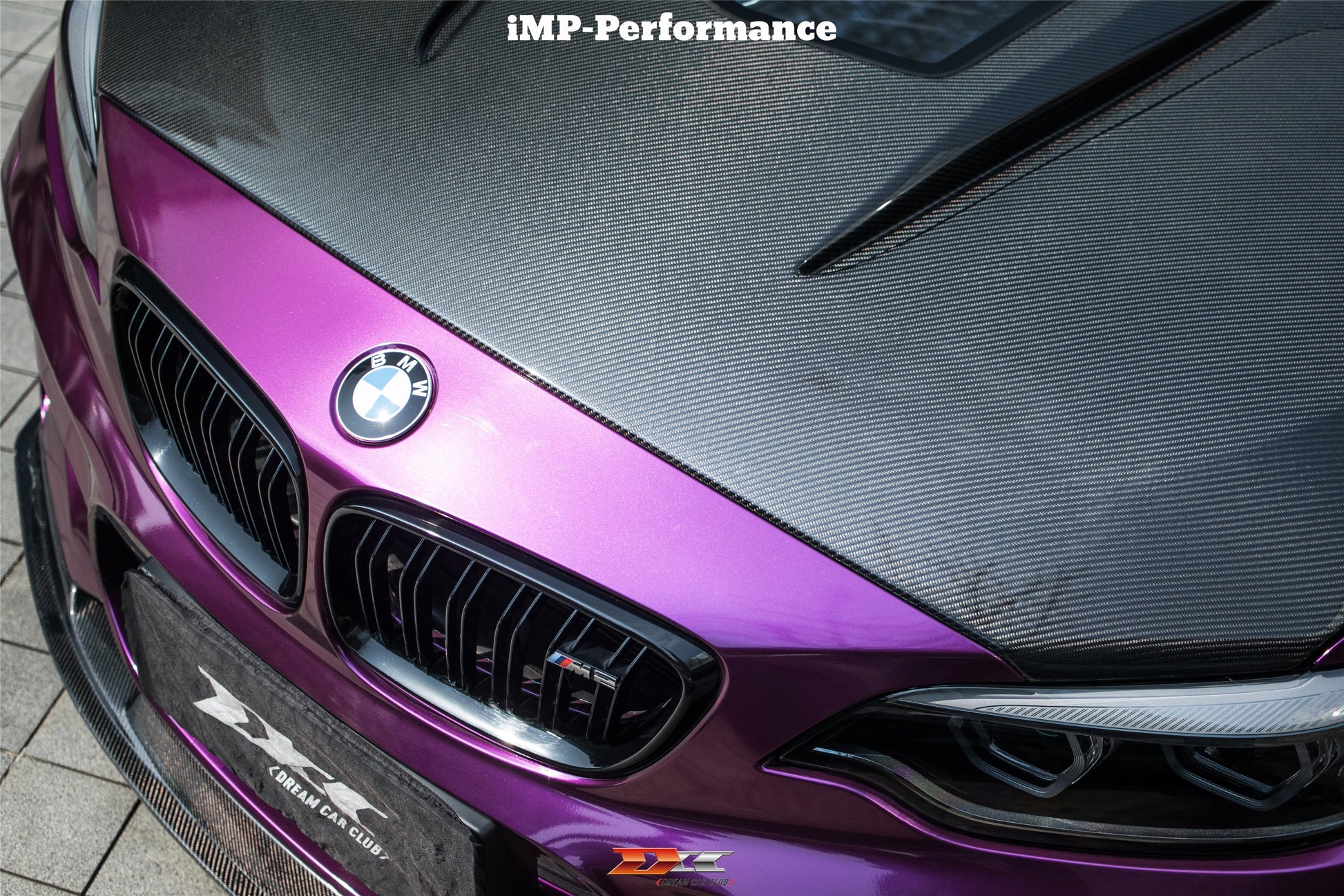 2014-2020 BMW M2/M2C  2-SERIES F22/F23F87 IMP Performance Partial Carbon Fiber Hood - DarwinPRO Aerodynamics