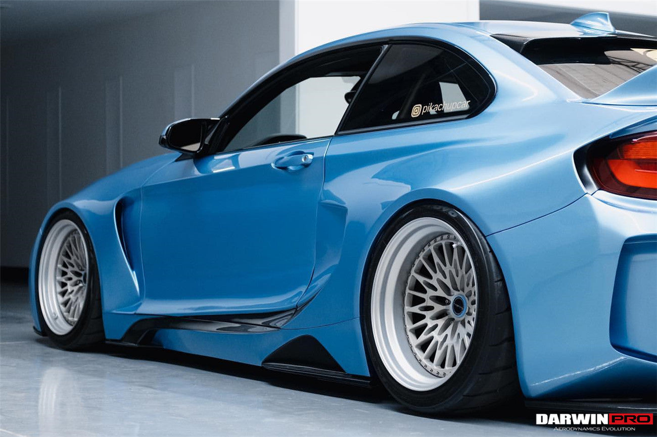 2016-2020 BMW M2 F87 VR Style Partial Carbon Fiber Wide Full Body kit - DarwinPRO Aerodynamics