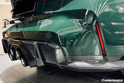 2021-UP BMW M4 G82/G83 MP Style Carbon Fiber Middle Rear Lip with Caps - Carbonado Aero