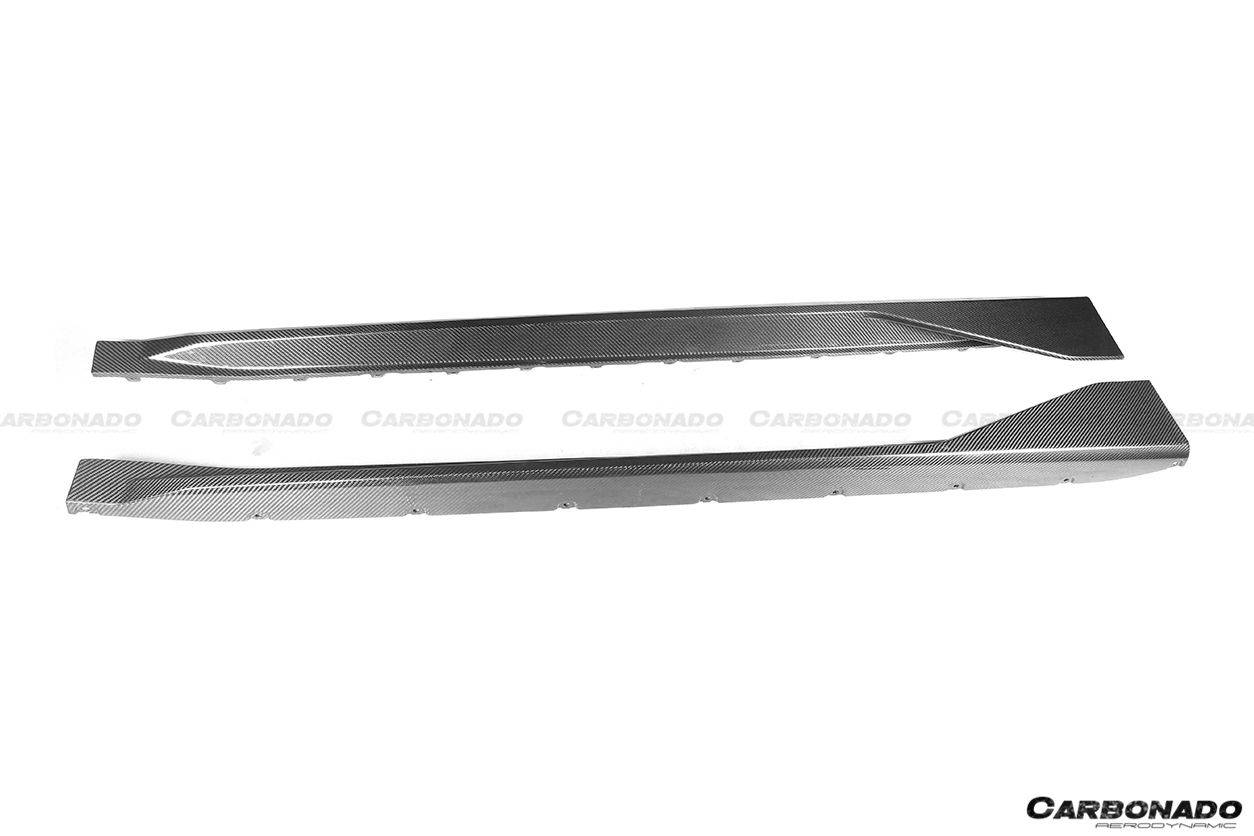 2021-UP BMW M4 G82/G83 MP Style Carbon Fiber Side Skirts - Carbonado Aero