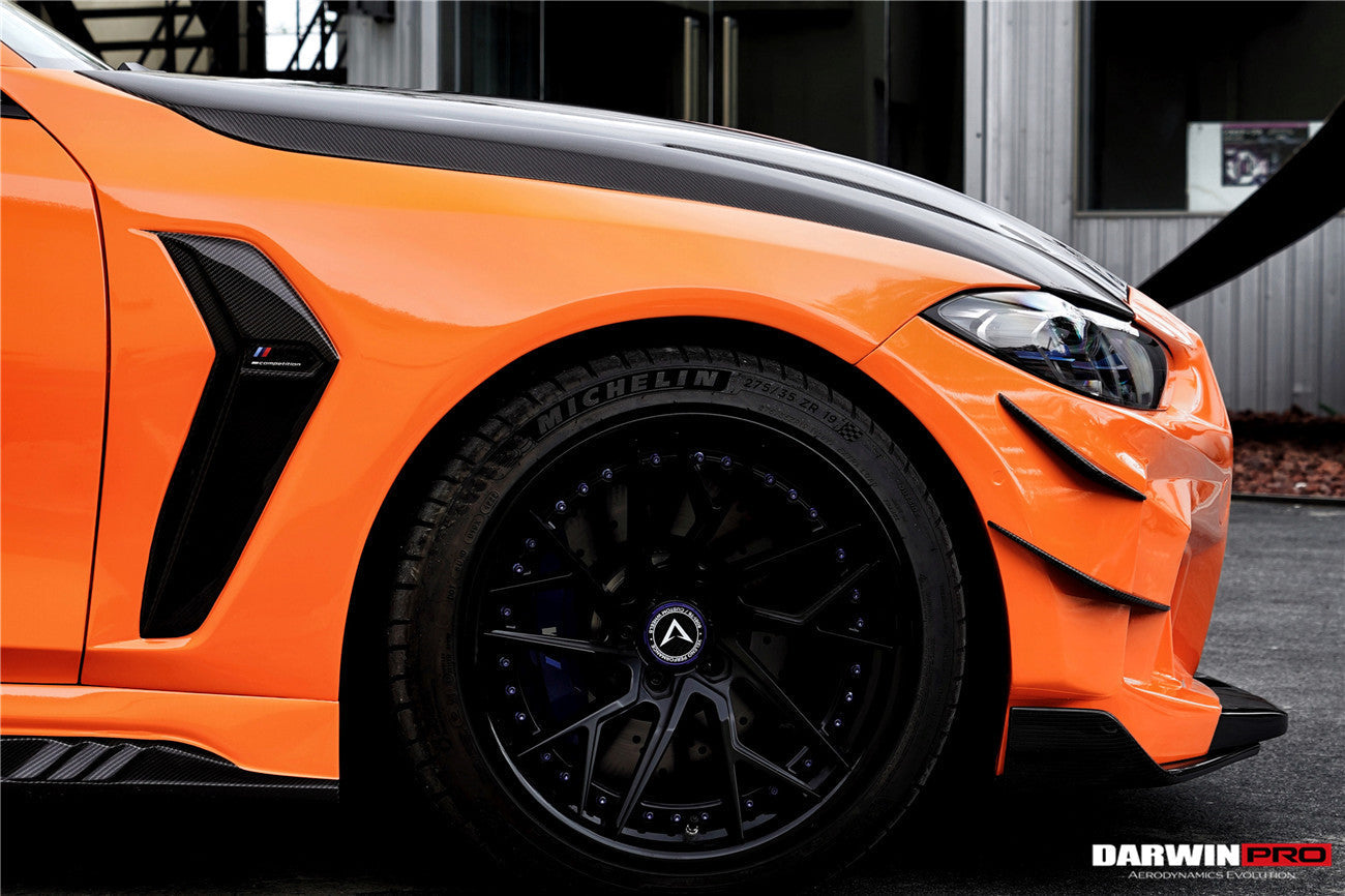 2021-UP BMW M3 G80 G81 BKSSII Style Front Bumper and Front Fender and Side Skirts - DarwinPRO Aerodynamics