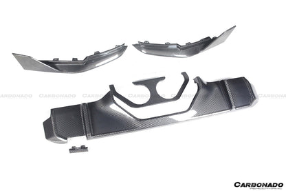 2021-UP BMW M4 G82/G83 MP Style Dry Carbon Fiber Middle Rear Lip w/ Caps - Carbonado
