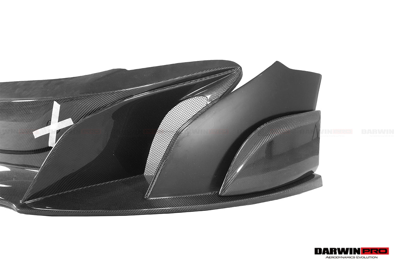 2011-2014 McLaren MP4 12C 675LT Style Partial Carbon Fiber Front Bumper And Fender - DarwinPRO Aerodynamics