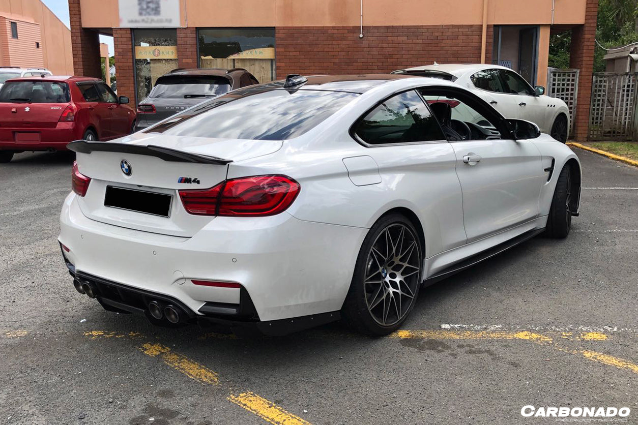 2014-2020 BMW M4 F82 VRS Style Carbon Fiber Trunk Spoiler - Carbonado