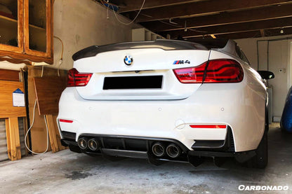 2014-2020 BMW M4 F82 VRS Style Carbon Fiber Trunk Spoiler - Carbonado