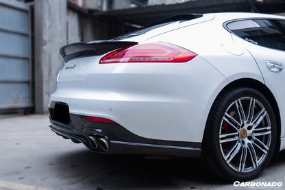2013-2016 Porsche Panamera 970.2 TAS Style Carbon Fiber Trunk Spoiler - Carbonado