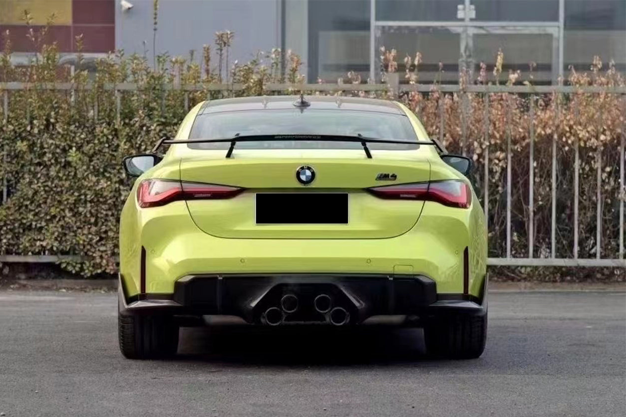 2021-UP BMW M4 G82/G83 MP Style Dry Carbon Fiber Middle Rear Lip w/ Caps - Carbonado