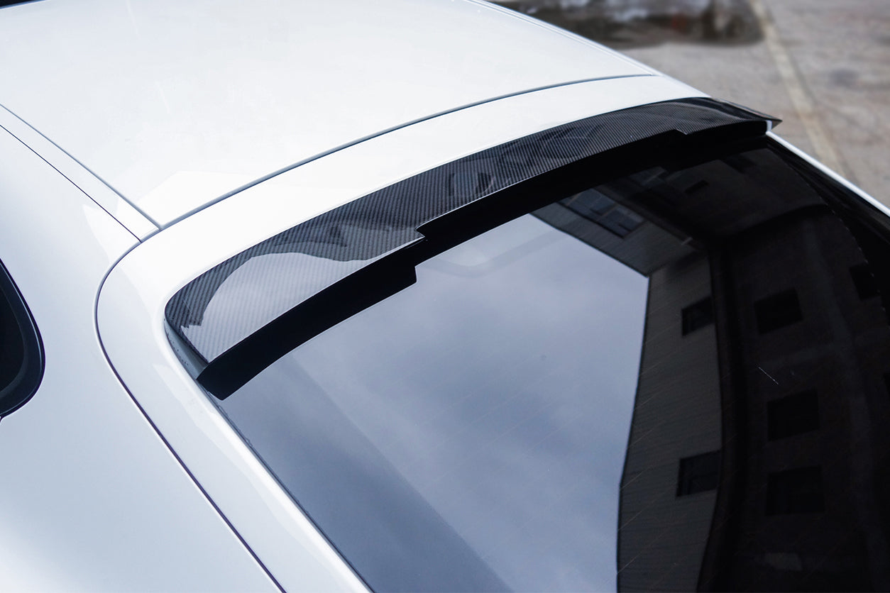 2013-2016 Porsche Panamera 970.2 TAS Style Carbon Fiber Roof Spoiler - Carbonado