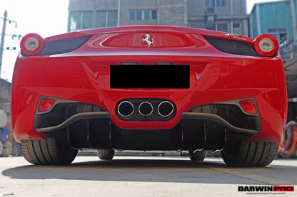2010-2015 Ferrari 458 Coupe/Spyder Carbon Fiber Rear Diffuser - DarwinPRO Aerodynamics