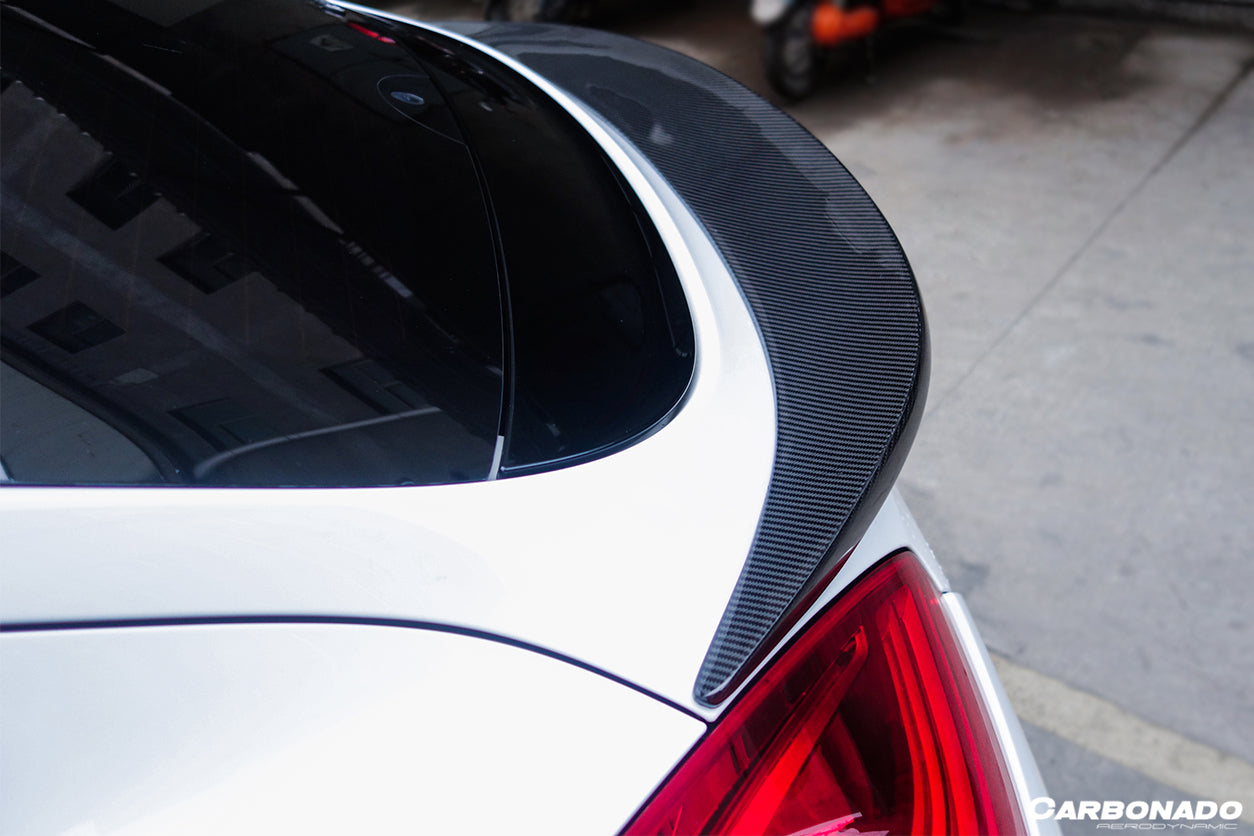 2013-2016 Porsche Panamera 970.2 TAS Style Carbon Fiber Trunk Spoiler - Carbonado