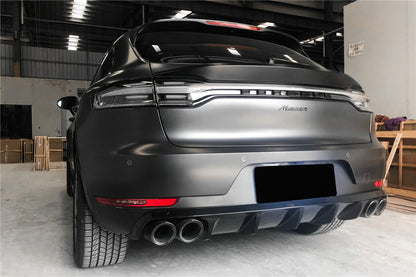 2018-2021 Porshe Macan TA Style Carbon Fiber Rear Decklid Spoiler - Carbonado