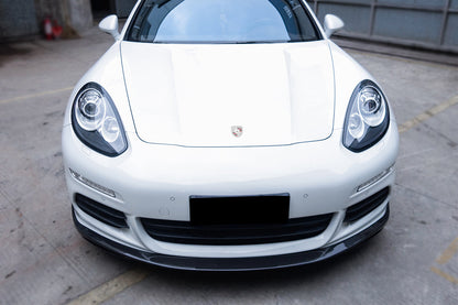 2013-2016 Porsche Panamera 970.2 GMT Style Carbon Fiber Front Lip - Carbonado