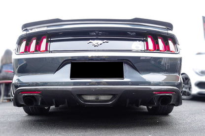 2015-2017 Ford Mustang Rsh Style Carbon Fiber Rear Diffuser Lip - DarwinPRO Aerodynamics