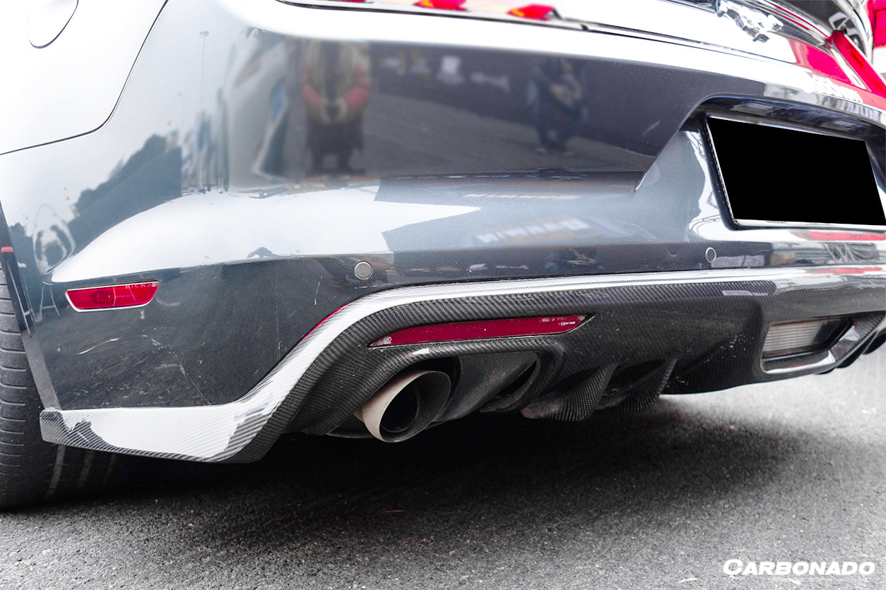 2014-2017 Ford Mustang Rsh Style Carbon Rear Diffuser - DarwinPRO Aerodynamics