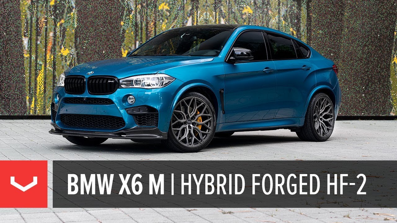 22" Vossen HF2 Tinted Matte Gunmetal 5x120 ( Square Setup ) ( Set of 4 )