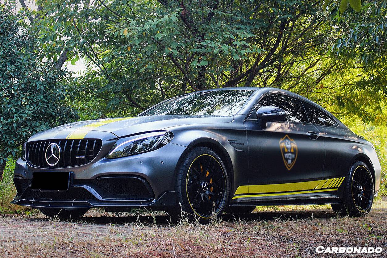 2014-2021 Mercedes Benz C-Class W205/ S-Class W222 C217/ E-Class W213 2/4 Door Dry Carbon Fiber Mirror Cover - Carbonado Aero