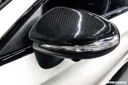 2014-2021 Mercedes Benz C-Class W205/ S-Class W222 C217/ E-Class W213 2/4 Door Dry Carbon Fiber Mirror Cover - Carbonado Aero