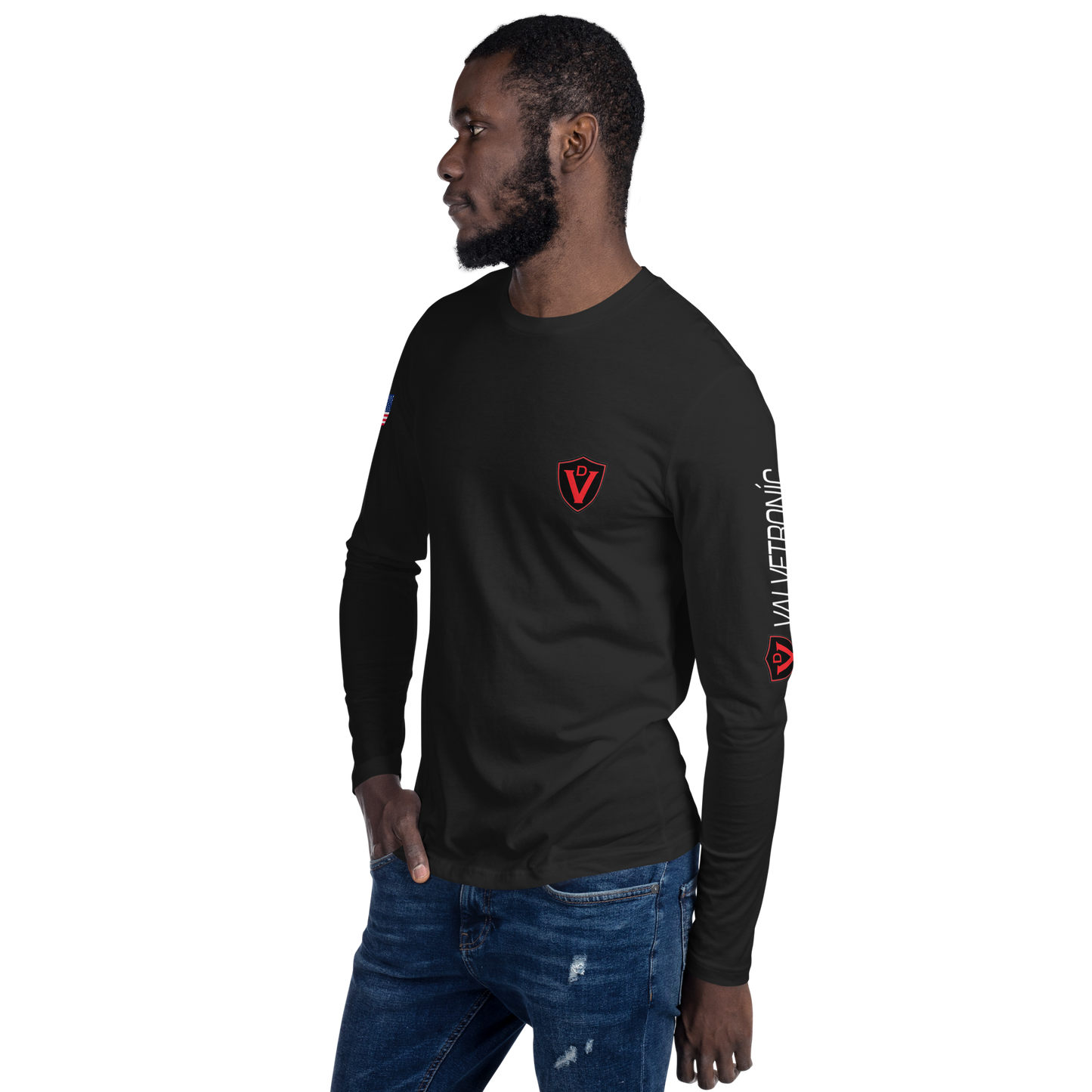 Valvetronic Design Long Sleeve Fitted Crew