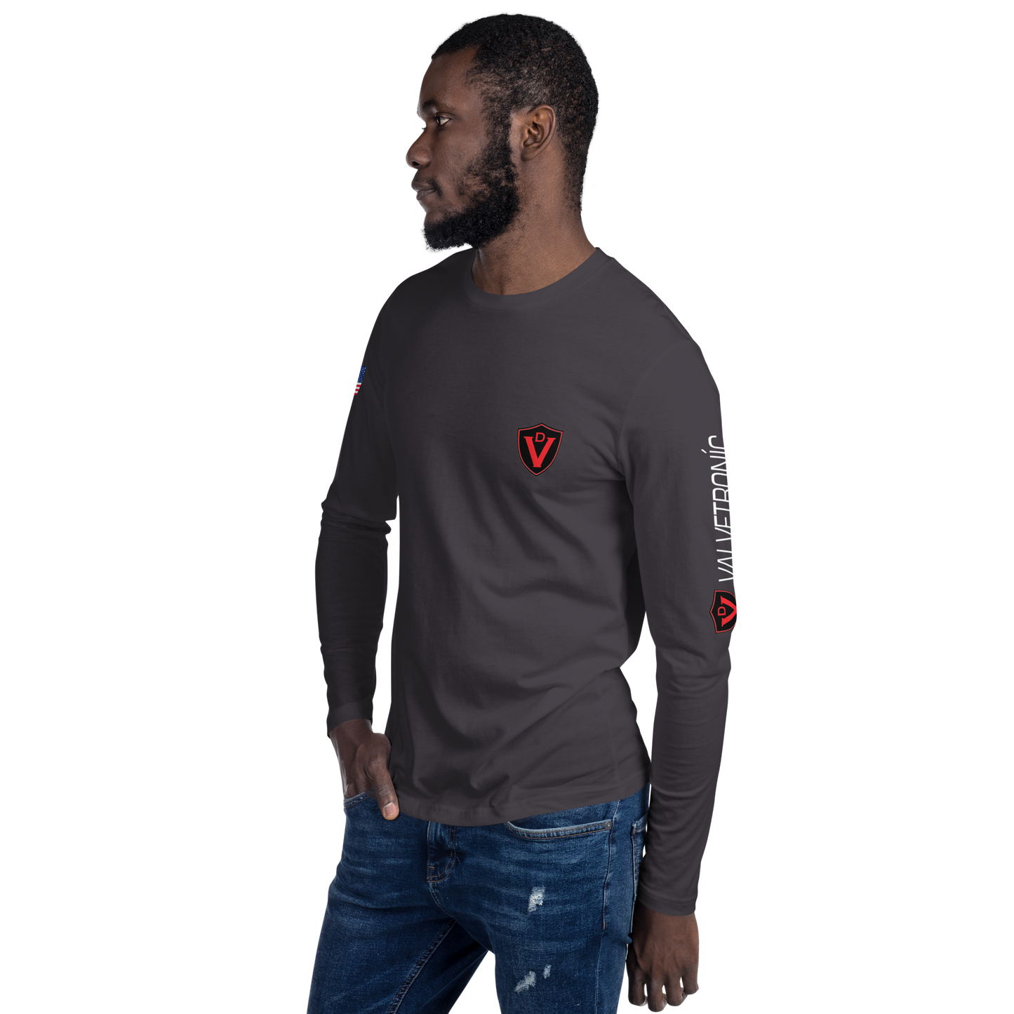Valvetronic Design Long Sleeve Fitted Crew