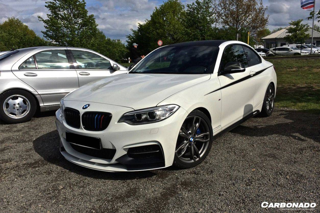 2013-2016 BMW 2 Series F22 F23 MP Style Front Lip (M-Tech Only) - Carbonado Aero