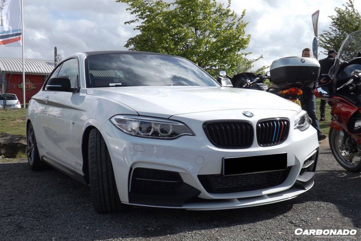 2013-2016 BMW 2 Series F22 F23 MP Style Front Lip (M-Tech Only) - Carbonado Aero