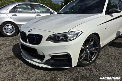 2013-2016 BMW 2 Series F22 F23 MP Style Front Lip (M-Tech Only) - Carbonado Aero