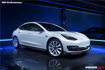 2017-2023 Tesla Model 3 IMP Performance Carbon Fiber Side Skirts - DarwinPRO Aerodynamics