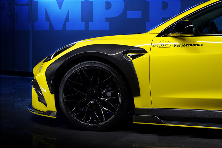 2017-2023 Tesla Model 3 IMP Performance Wide Fender Flares - DarwinPRO Aerodynamics