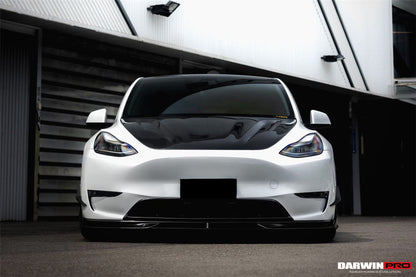 2020-2023 Tesla Model Y IMP Performance Carbon Fiber Front Lip - DarwinPRO Aerodynamics