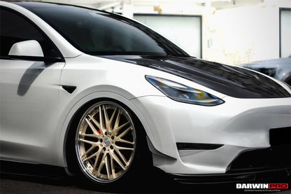 2020-2023 Tesla Model Y IMP Performance Carbon Fiber Front Canards - DarwinPRO Aerodynamics