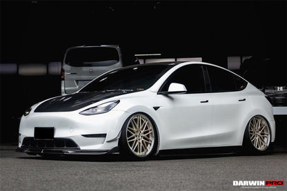 2020-2023 Tesla Model Y IMP Performance Carbon Fiber Front Canards - DarwinPRO Aerodynamics