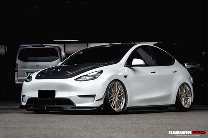 2020-2023 Tesla Model Y IMP Performance Carbon Fiber Front Canards - DarwinPRO Aerodynamics