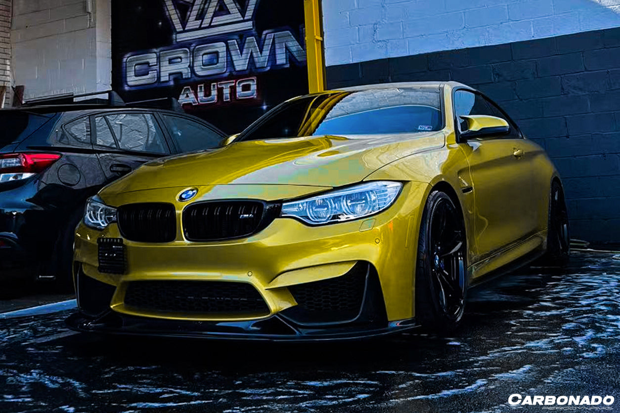 2014-2020 BMW M3 F80 & M4 F82 BS Style Carbon Fiber Front Lip - Carbonado