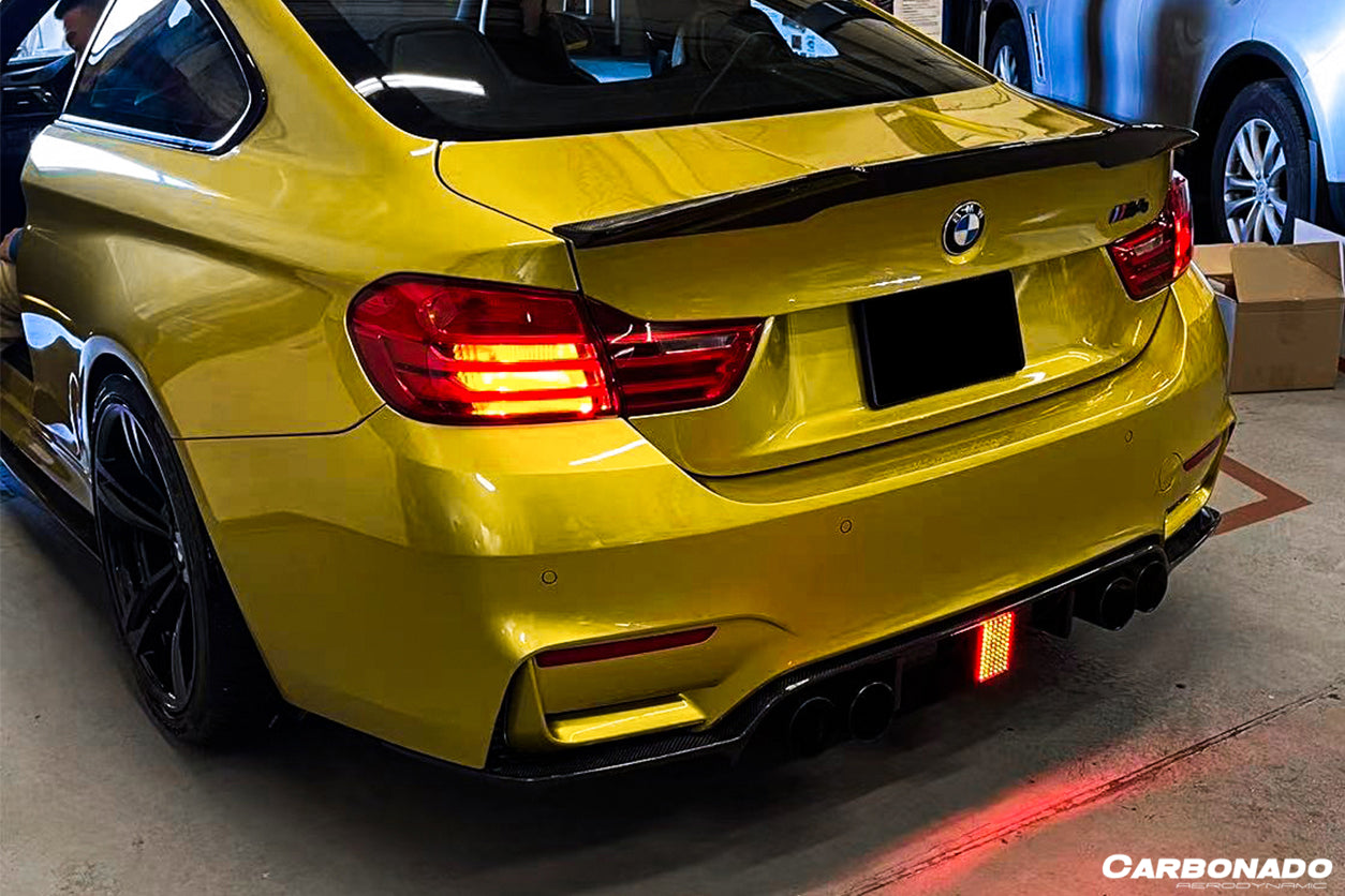 2014-2020 BMW M3 F80 & M4 F82 KNF Style Rear Diffuser - Carbonado