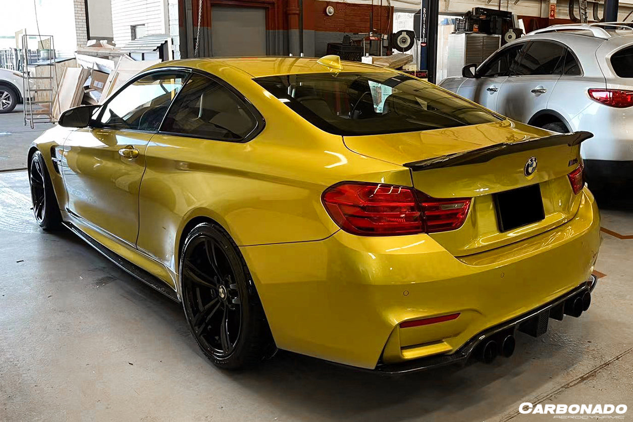 2014-2020 BMW M3 F80 & M4 F82 KNF Style Rear Diffuser - Carbonado