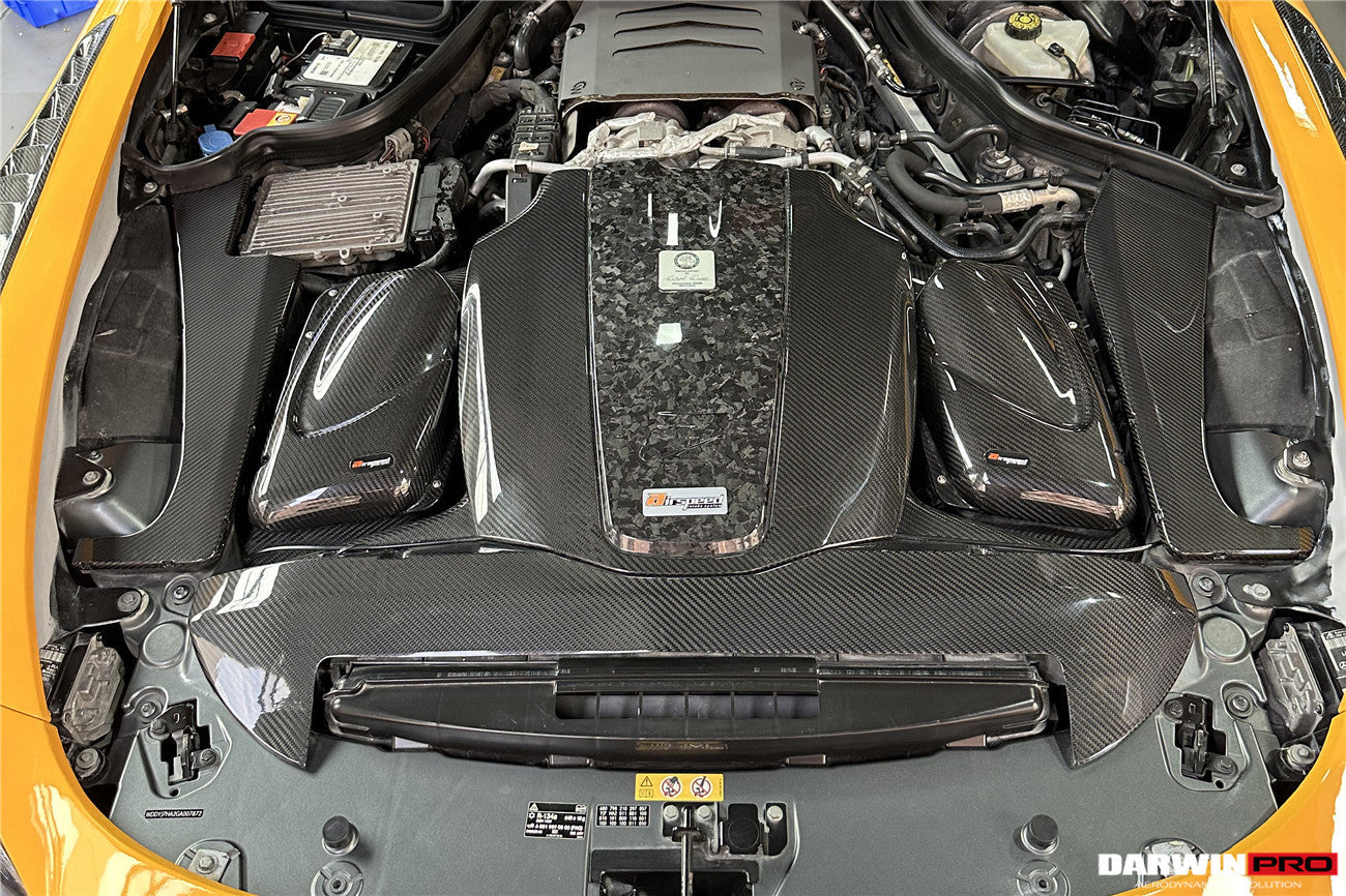 2015-2020 Mercedes Benz AMG GT/GTS Autoclave Carbon Fiber Radiator Cover Repalcement - DarwinPRO Aerodynamics