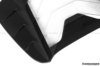2015-2019 Ferrari 488 Spyder MSY Style Carbon Fiber Engine Hood - Carbonado Aero