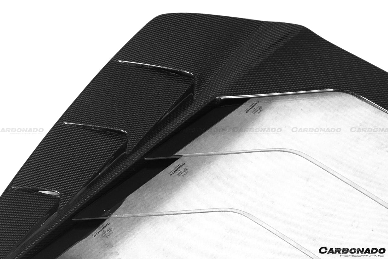 2015-2020 Ferrari 488 Spyder MSY Style Carbon Fiber Engine Hood - Carbonado