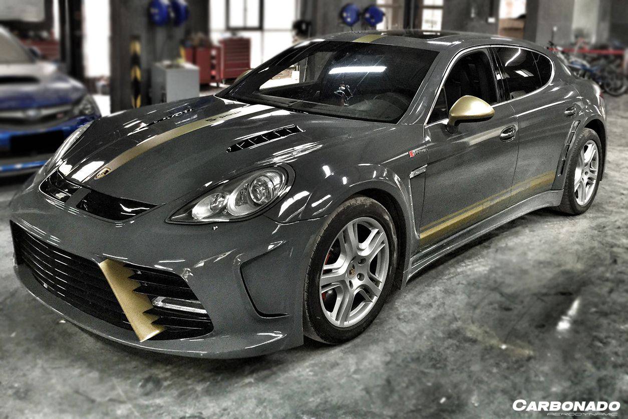 2009-2016 Porsche Panamera 970.1 MSY Style Hood - Carbonado