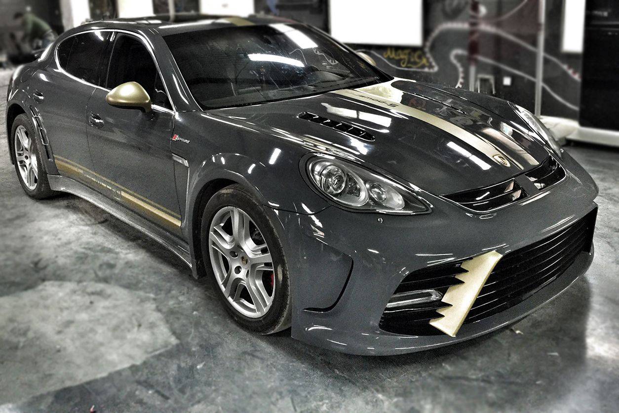2010-2013 Porsche Panamera 970.1 MSY Style Auto Full Wide Body Kit - Carbonado