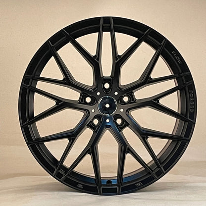 E1606 Satin Black 19x8.5 ET35 5.114 – (Square Set of 4)