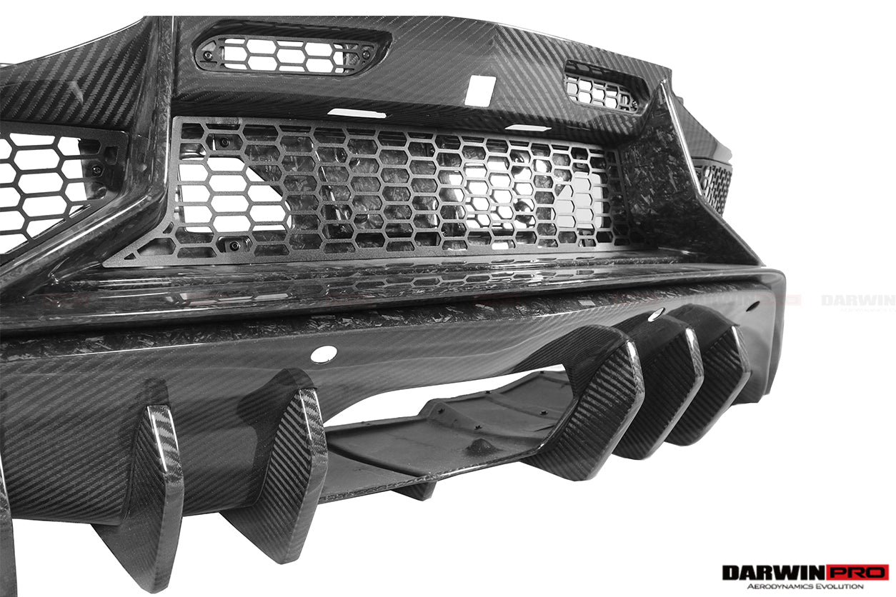 2011-2016 Lamborghini Aventador LP700 LP740 Coupe/Roadster SV Style Rear Bumper - DarwinPRO Aerodynamics