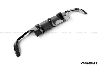 2012-2014 Mercedes Benz W204 C63 AMG Sedan VS Style Carbon Fiber Rear Lip - Carbonado