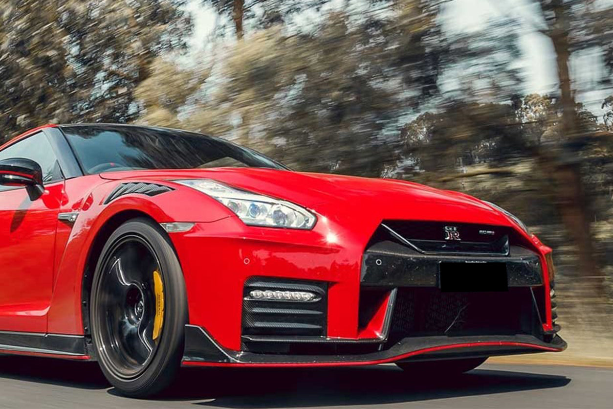 2017-2022 Nissan GTR R35 EBA Nismo Carbon Fiber Front Lip - For Original NISMO Only - DarwinPRO Aerodynamics
