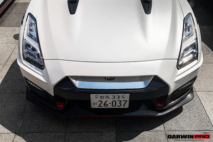 2017-2022 Nissan GTR R35 EBA NSM Style Partial Carbon Fiber Front Bumper - DarwinPRO Aerodynamics