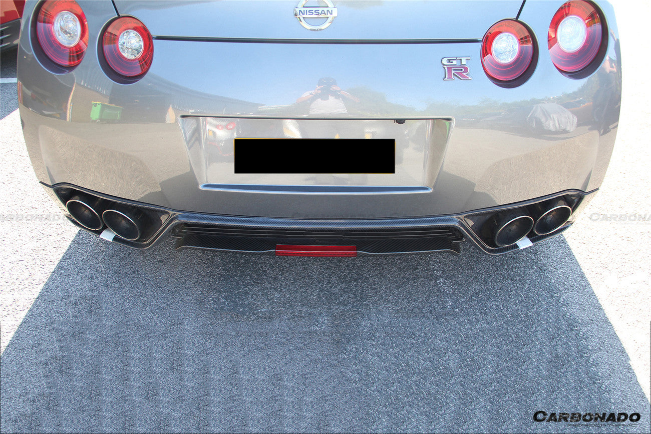 2012-2016 Nissan GTR R35 DBA OEM Style Carbon Fiber Rear Lip