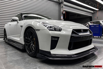 2017-2022 Nissan GTR R35 EBA BKSS Style Carbon Fiber Front Lip - DarwinPRO Aerodynamics
