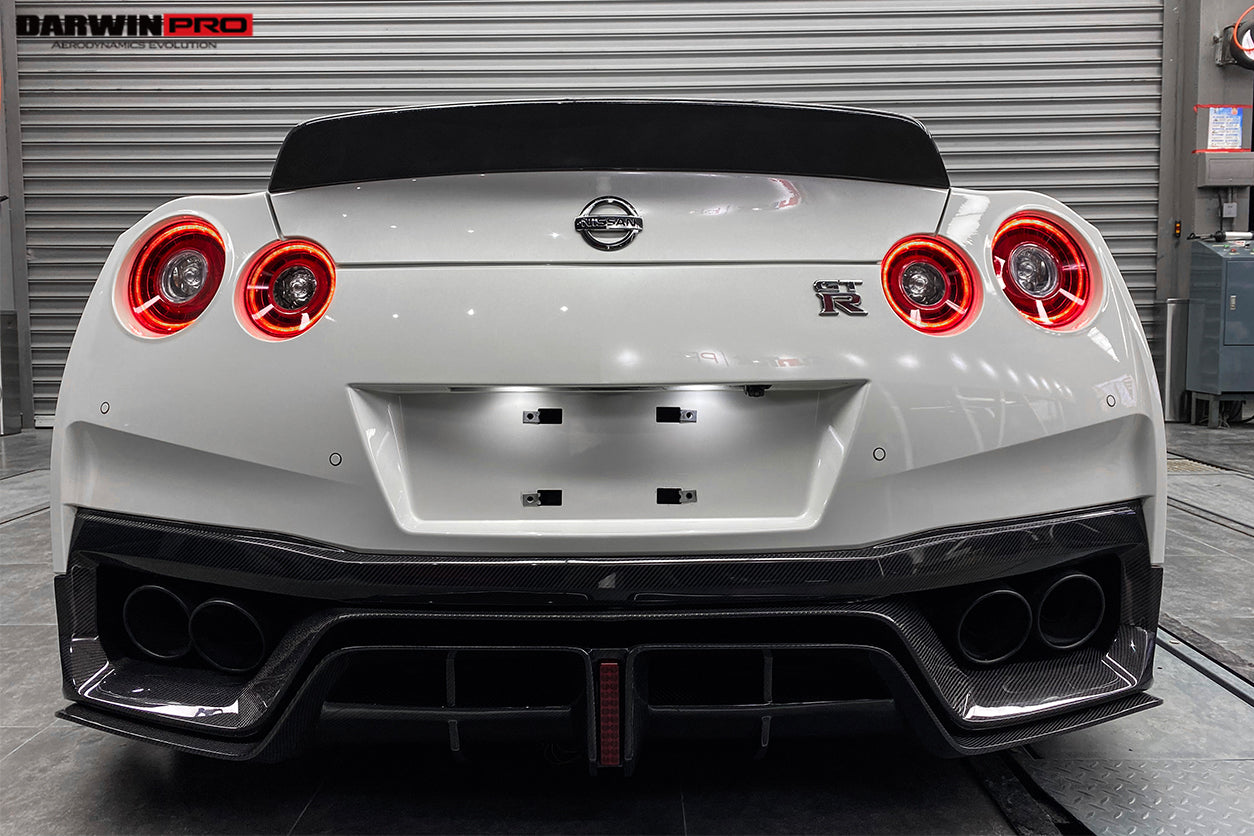 2017-2022 Nissan GTR R35 EBA BKSS Style Carbon Fiber Rear Diffuser - DarwinPRO Aerodynamics